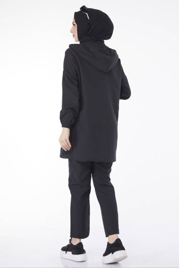 Tunik Pantolon İkİli Takım Siyah - 27290 - 6