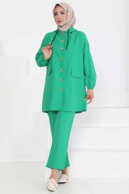 Tunik Pantolon İkİli Takım Yesil - 27290 - 2