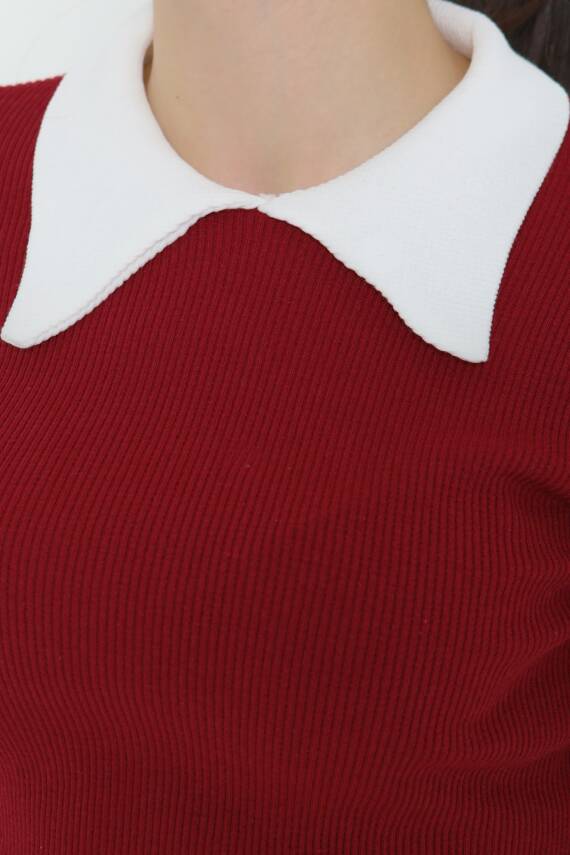 Yaka Garnili Crop Bordo - 27139 - 5