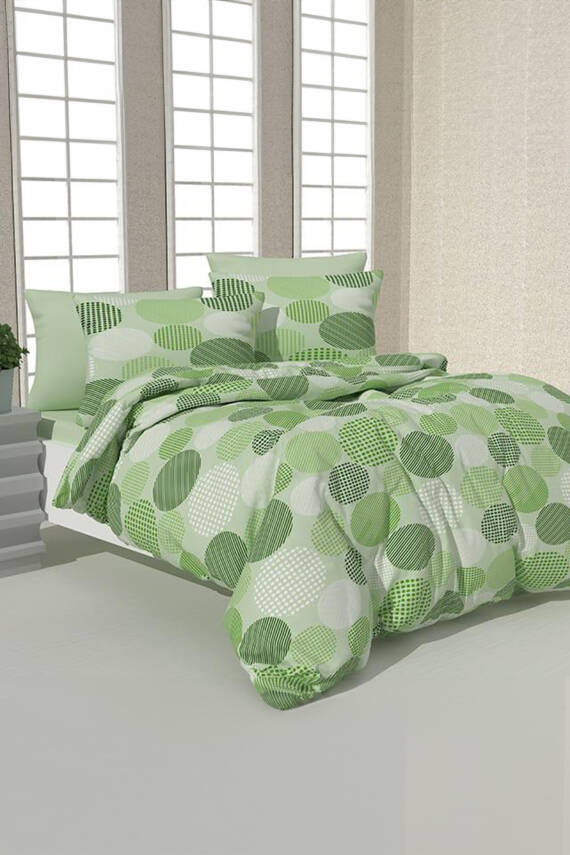 Yesil Çift Kişilik Nevresim Seti - 24772 - 1