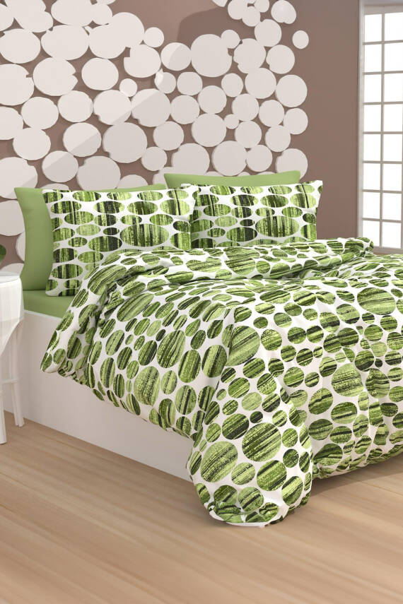 Yesil Tek Kişilik Nevresim Seti - 25651 - 1